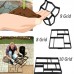 DIY Walkway Maker Mold Stepping Stone Paving Mold Personalized for Garden Yard Driveway Plastic Black (10grid,60X50X5cm)   